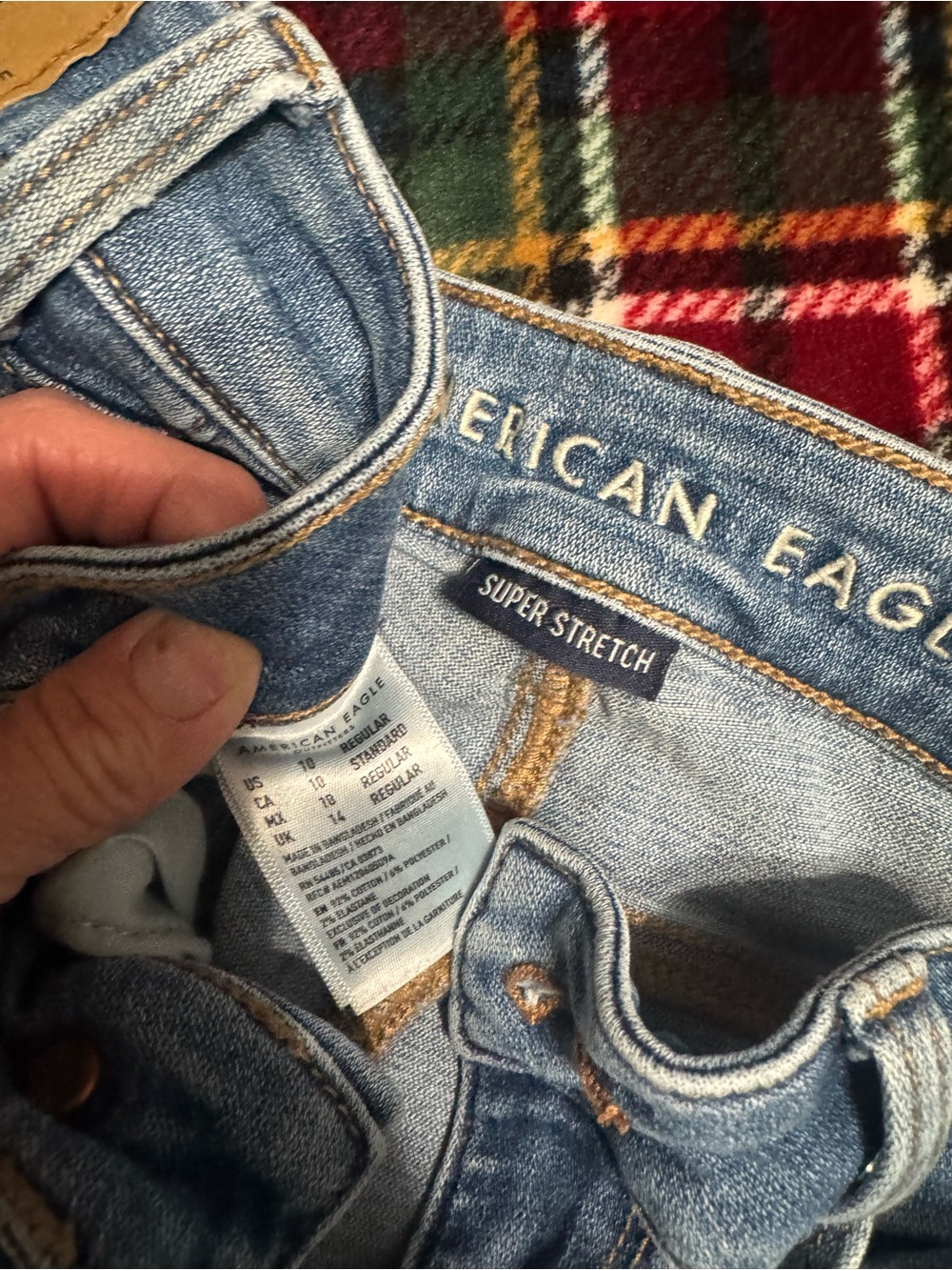 American Eagle Outfitters Women’s Mid-Rise Skinny Jeans - 3 pair size 10 - Picture 3 of 10